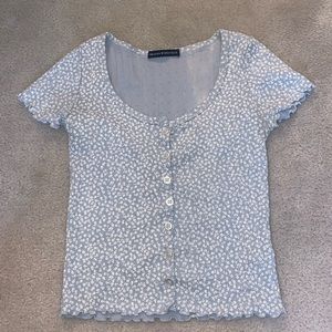 BRANDY MELVILLE zelly ruffle top!